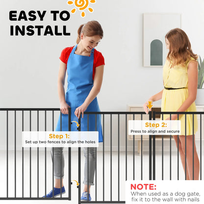 8 Panels Dog Playpen, Foldable Portable, Small Medium Dogs, 30"H Houses, Kennels & Pens at Gallery Canada