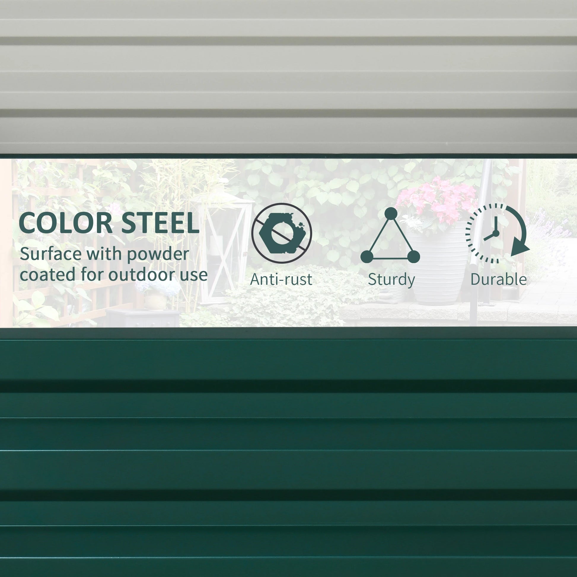 2' x 2' x 1' Raised Garden Bed, Galvanised Steel Frame, for Vegetables, Flowers, Herbs Galvanized Planter Boxes at Gallery Canada