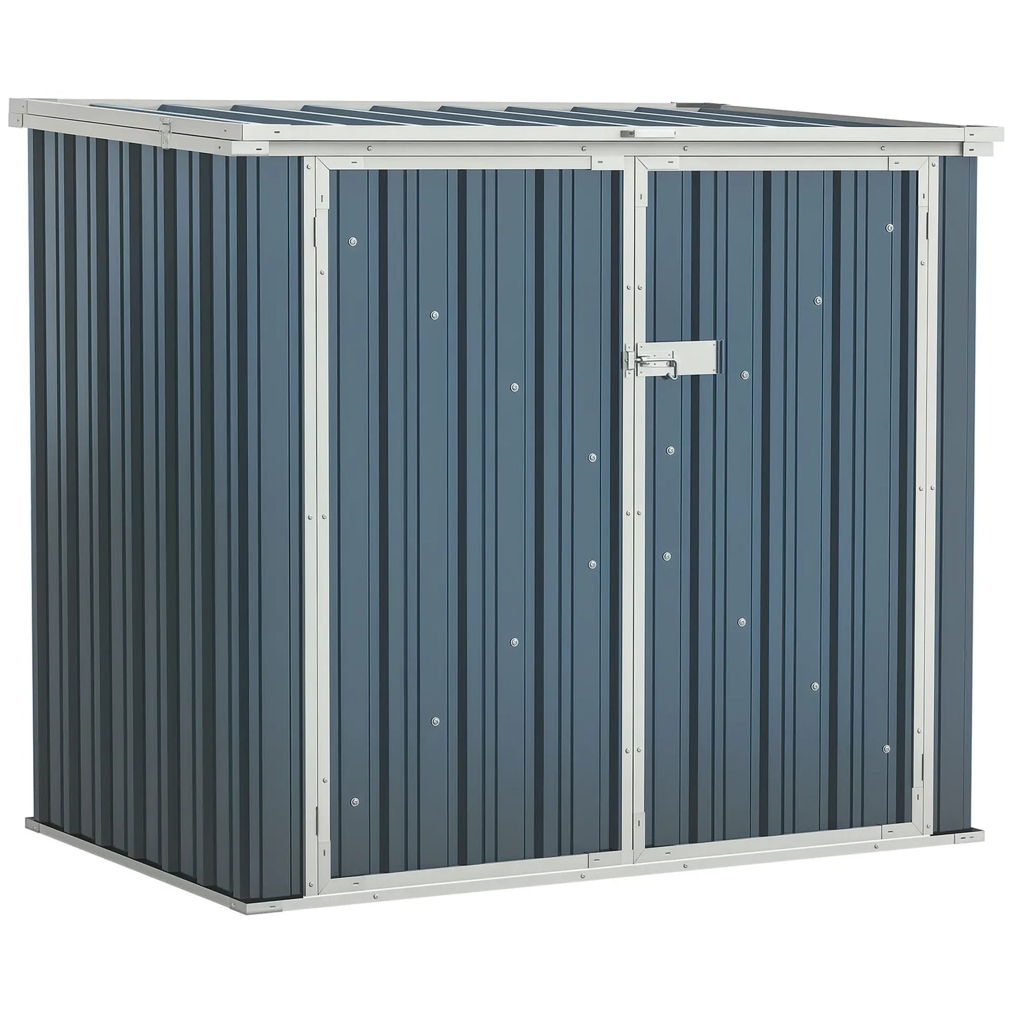 5ft x 3ft Outdoor Storage Shed, Lockable Double Doors Sheds at Gallery Canada