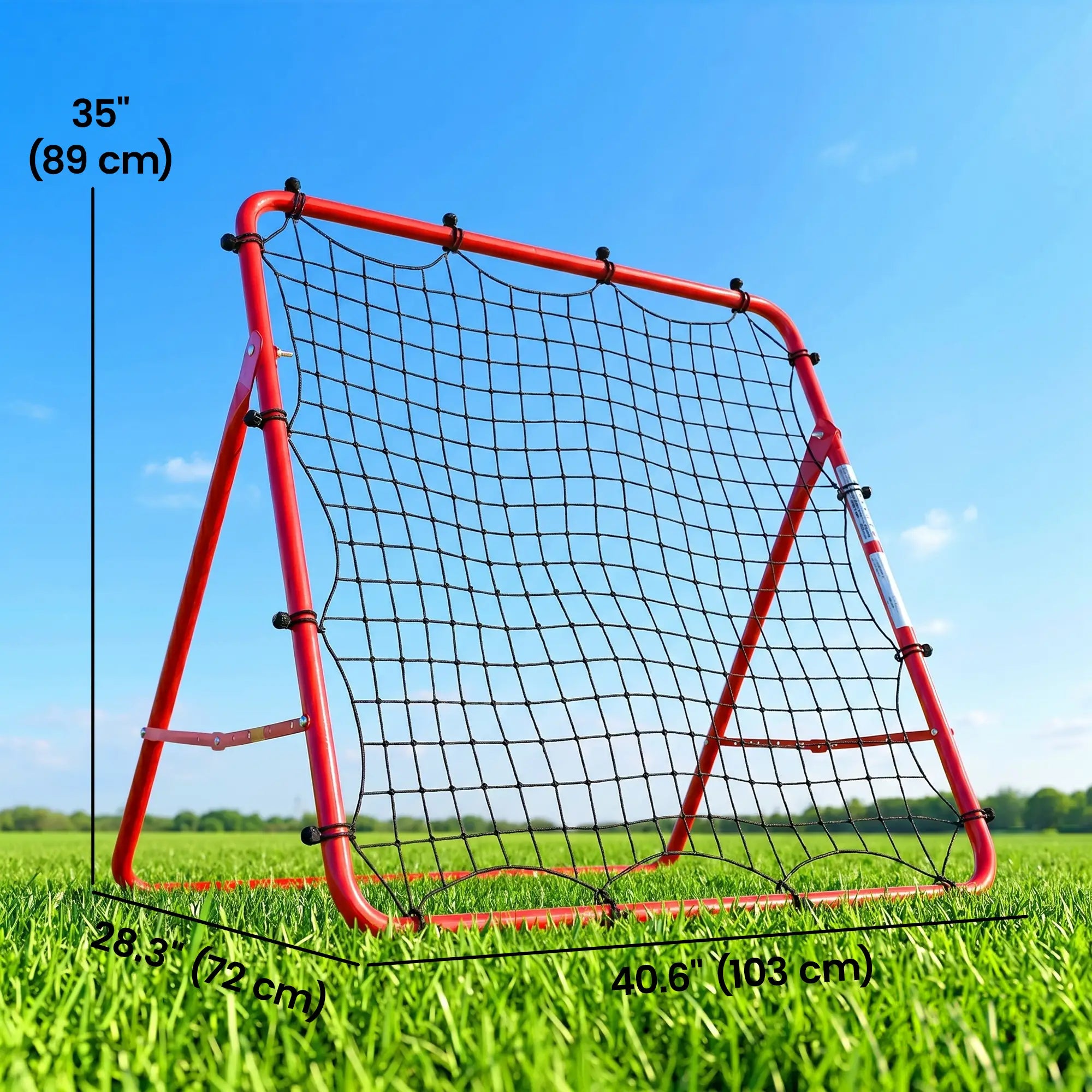 Soccer Rebounder Net, 3.5 x 3ft Easy Setup Bounce Back Net with 5 Adjustable Angles Soccer at Gallery Canada