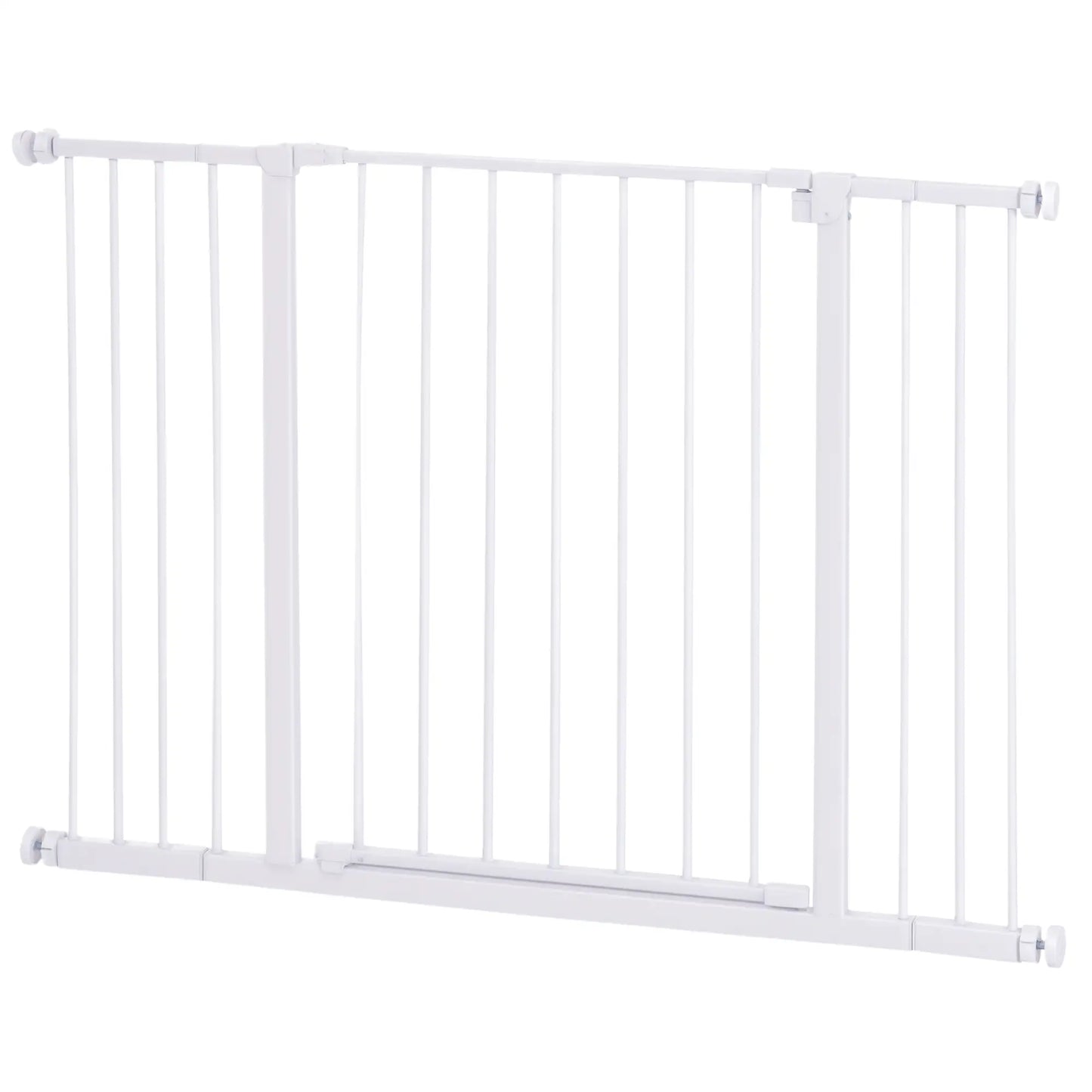 Pressure Fit Dog Gate, 29.9''-42.1'' Width, White Houses, Kennels & Pens White at Gallery Canada