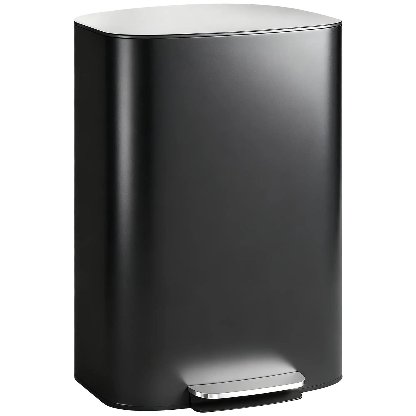13.2 Gal Fingerprint-Proof Trash Can, Black