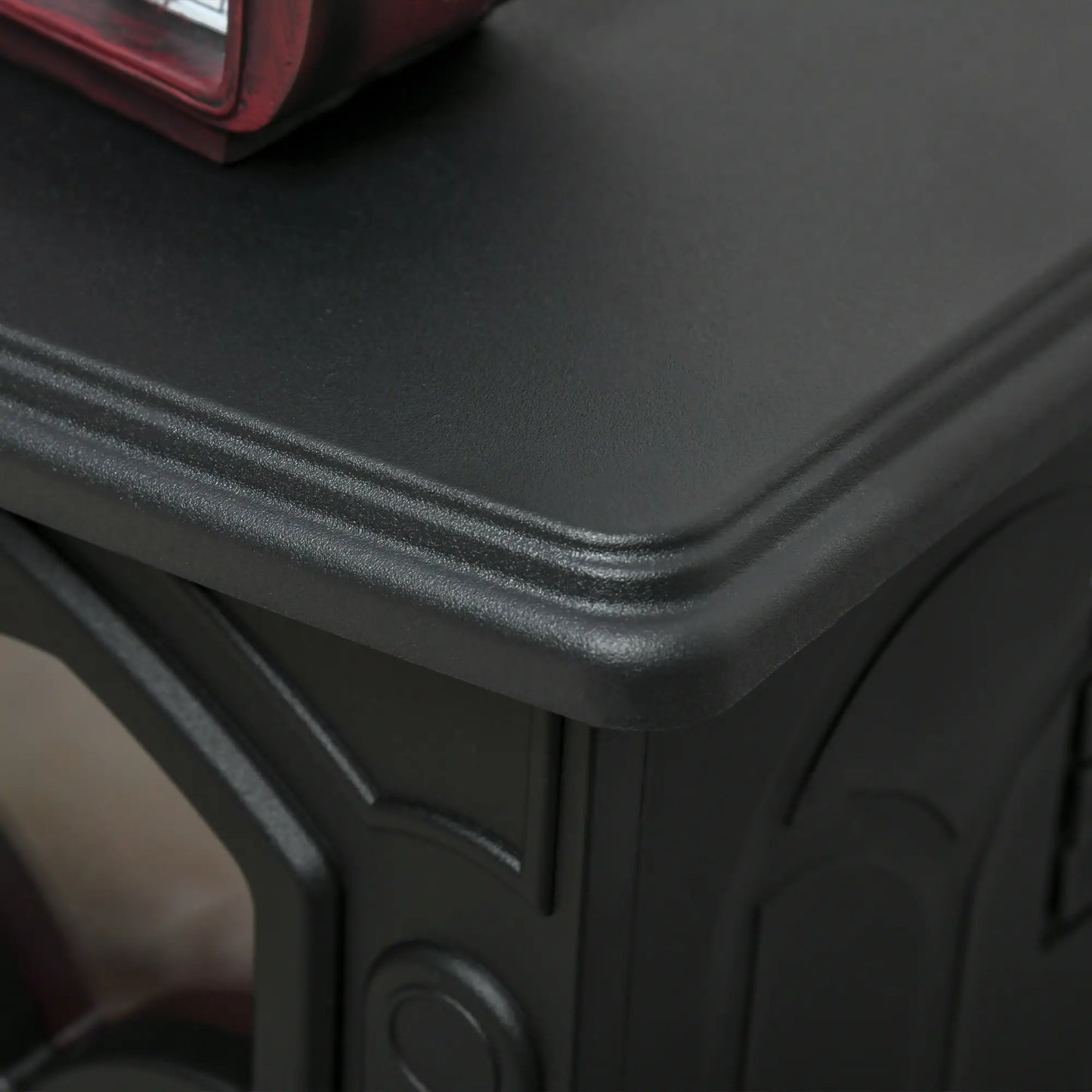 Electric Fireplace Heater, Freestanding Fireplace Stove with Realistic Flame, Overheat Protection, 750W/1500W, Black Electric Fireplaces at Gallery Canada