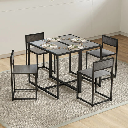 Industrial Dining Set For 2, Kitchen Table With Chairs Dining Table Sets at Gallery Canada