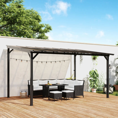 10' x 14' Hardtop Gazebo, Wall Mounted, Free Standing, UPF 50+, Waterproof Roof Pergolas at Gallery Canada
