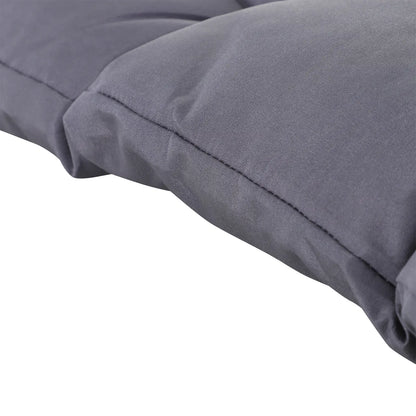 2 Seater Garden Bench Cushion, Thick Outdoor Non-Slip, 52" x 43" x 4", Dark Grey Patio Chair Cushions at Gallery Canada