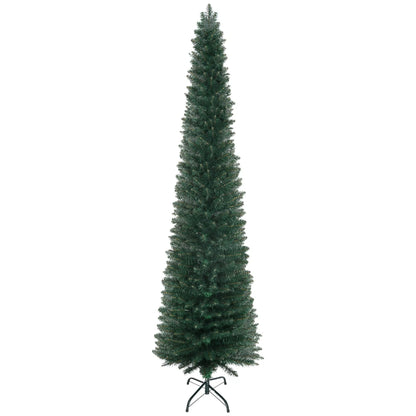 7FT Artificial Christmas Tree, Foldable Black Stand, Green Pencil Christmas Trees at Gallery Canada