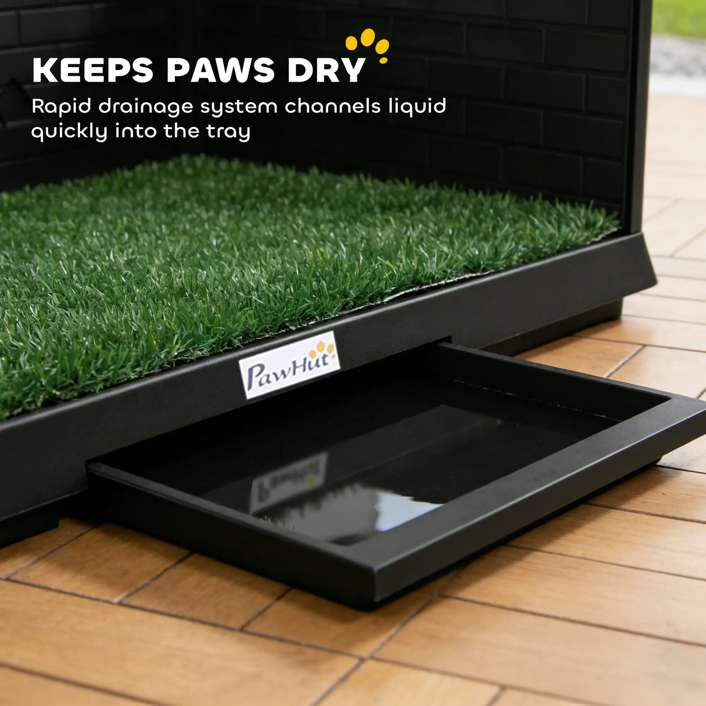 Dog Grass Pad With Tray, Indoor Potty Tray For Puppy Training Elevated Dog Beds at Gallery Canada