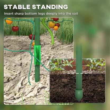Arched Garden Trellis, Metal Cucumber Plant Support, 57" x 66" x 81" Plant Stands at Gallery Canada