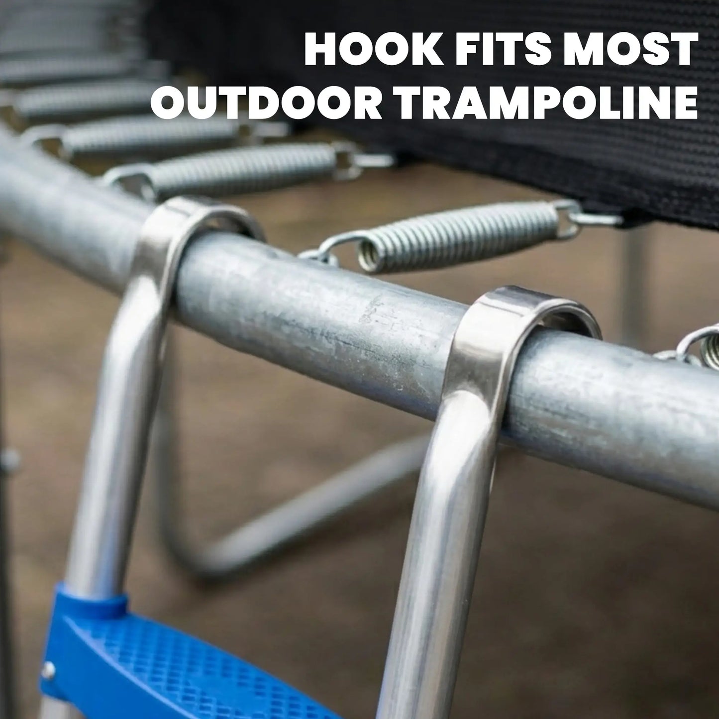 3-Step Trampoline Ladder, Galvanized Steel Frame, 330LBS Load Trampolines at Gallery Canada
