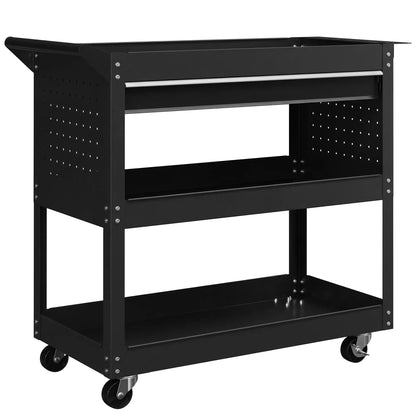 Tool Cart On Wheels, Utility Cart, Ball Bearing Drawer, Black Tool Organizers at Gallery Canada