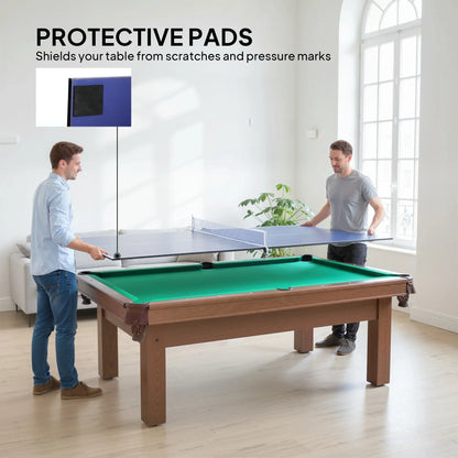 9 ft Folding Ping Pong Table Top, Pool Table Conversion, Blue Game Tables at Gallery Canada