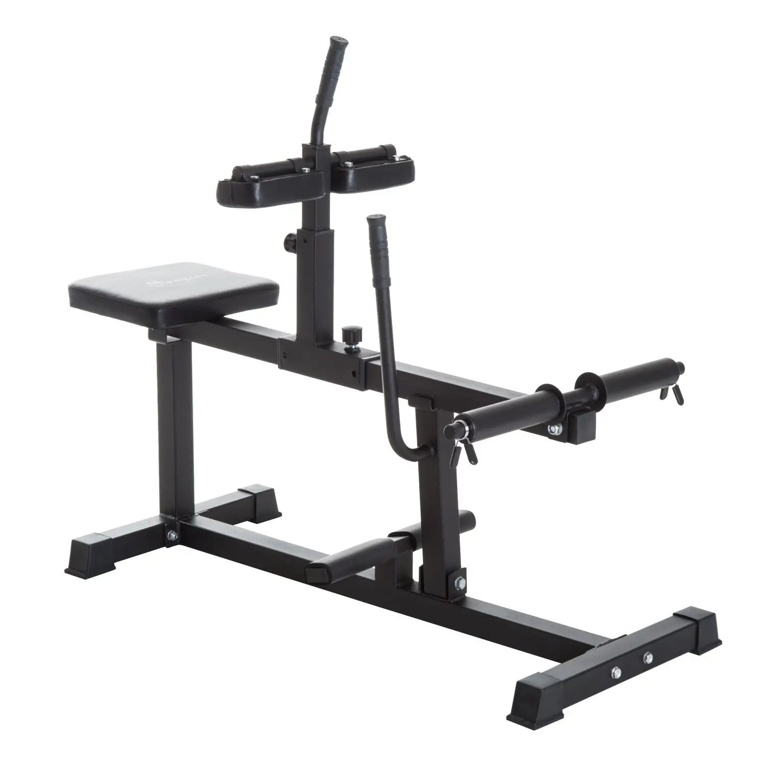 Adjustable Seated Calf Raise, Steel Leg Press Machine, Strength Training, Black More-Strength Training Equipment Black at Gallery Canada