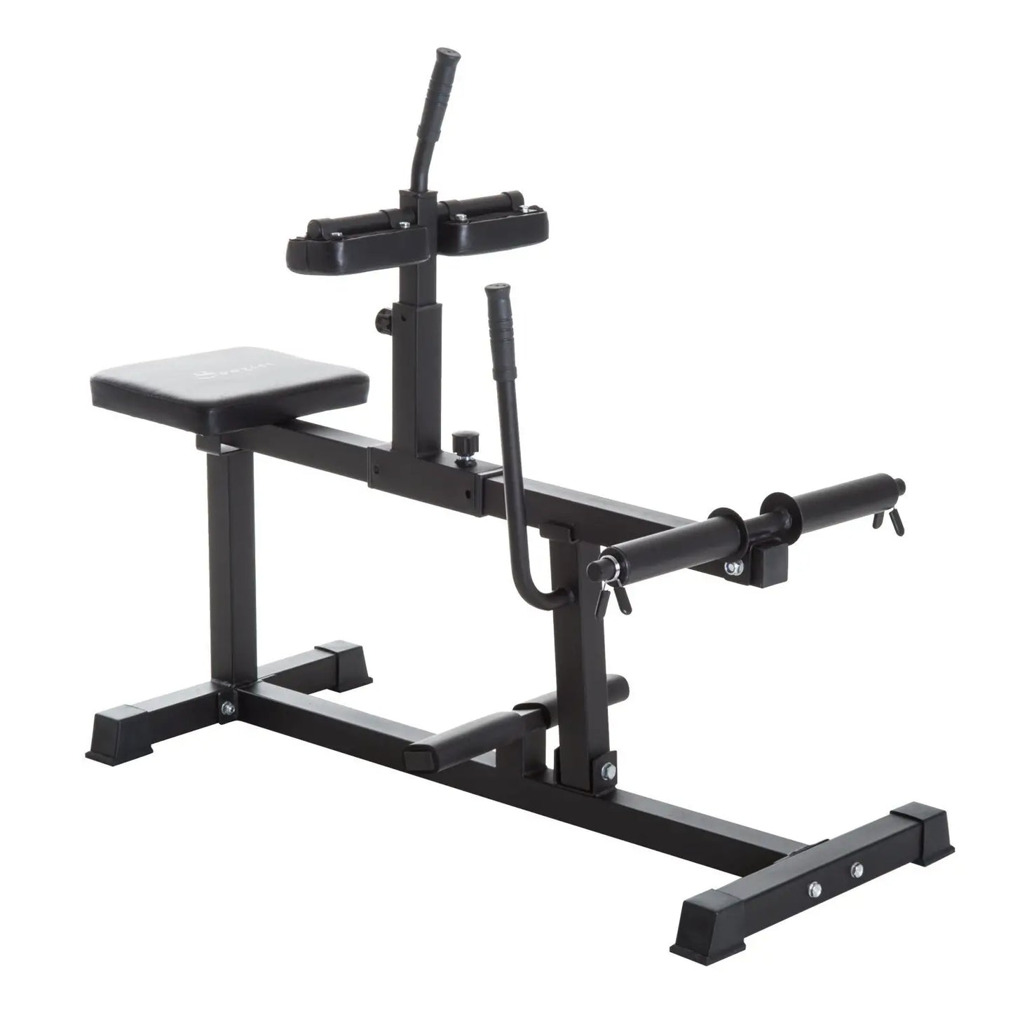 Adjustable Seated Calf Raise, Steel Leg Press Machine, Strength Training, Black More-Strength Training Equipment Black at Gallery Canada