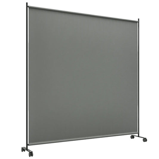 Outdoor Room Divider, Rolling Privacy Screen, 6ft Tall Side Awnings Dark Grey at Gallery Canada