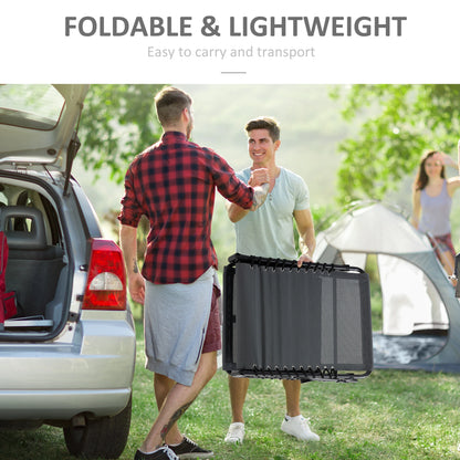 Outdoor Folding Chaise Lounge, Adjustable Backrest, Removable Pillow, Grey Lounger Chairs at Gallery Canada