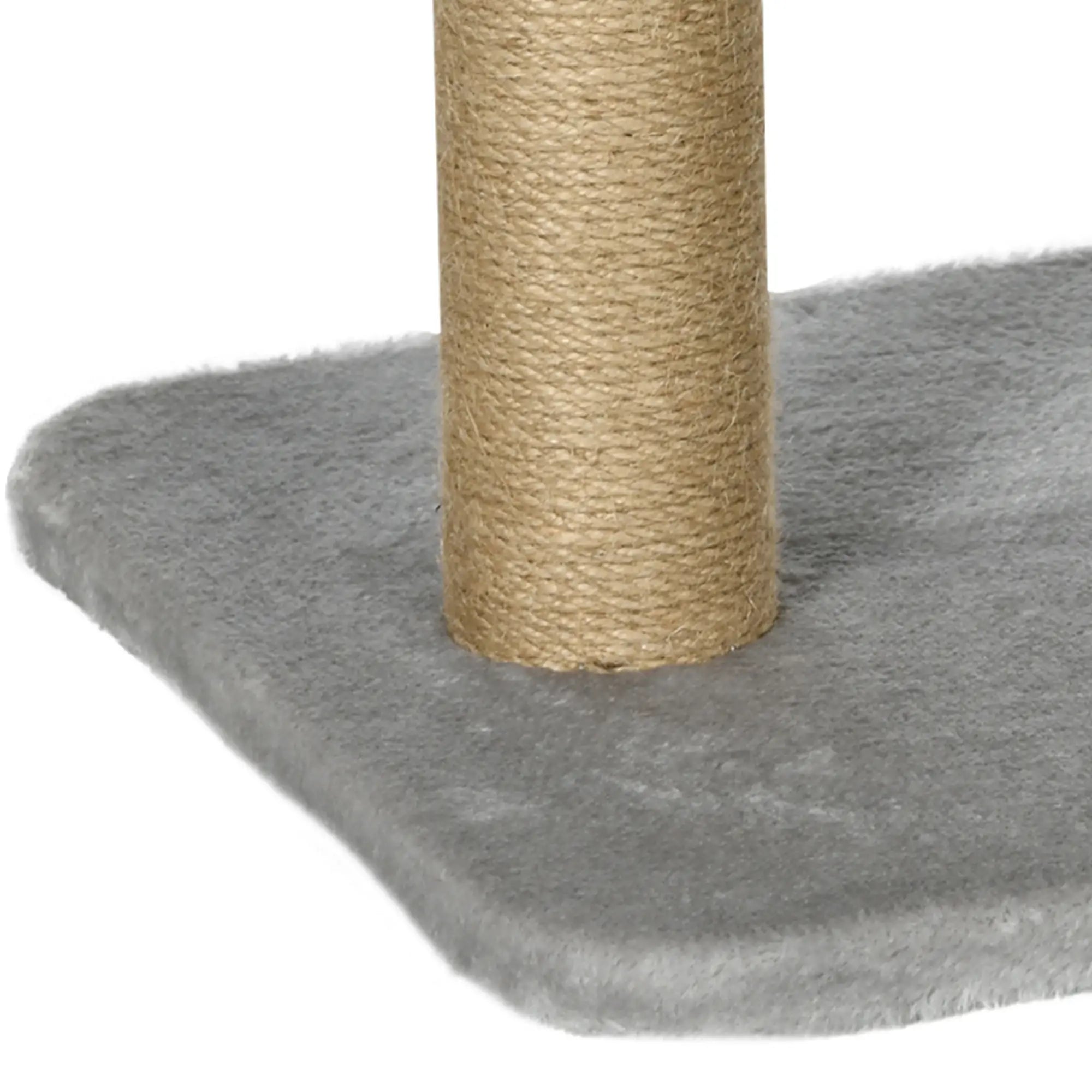Small Cat Tree, Jute Scratching Posts, Top Perch, Light Grey Cat Trees at Gallery Canada