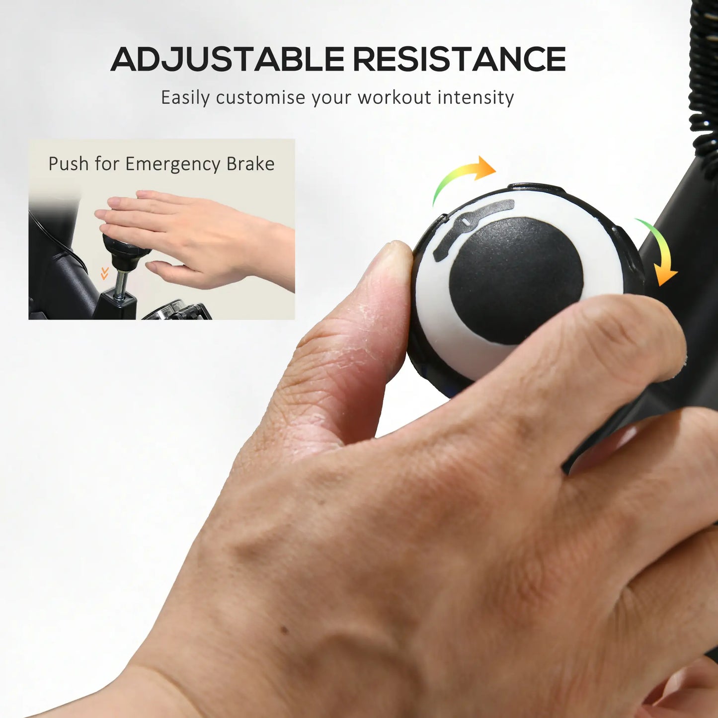 Adjustable Upright Stationary Exercise Bike, LCD Display, Indoor Cycling, Adjustable Resistance, Black Exercise & Stationary Bikes at Gallery Canada