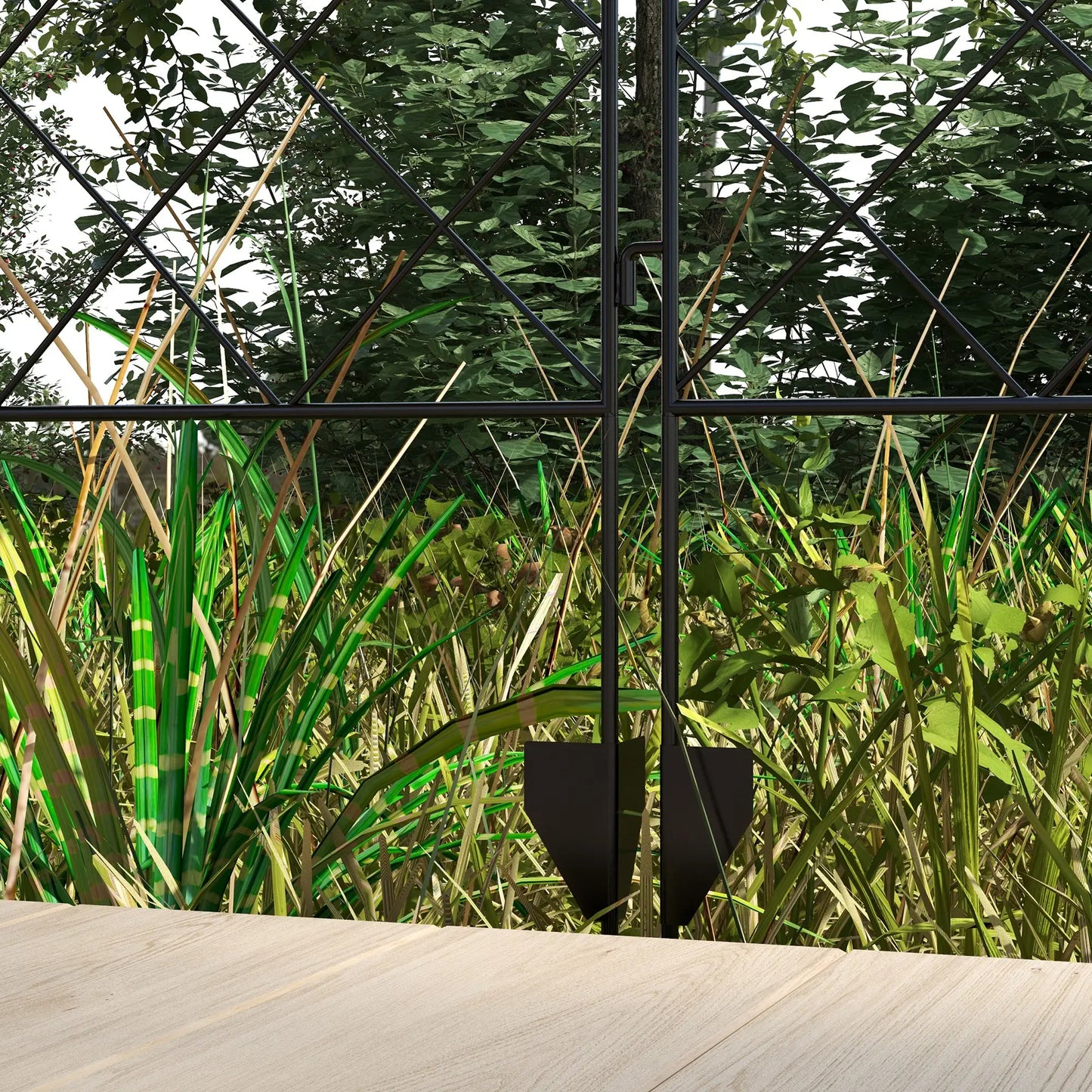 7 Pack Garden Fencing, Decorative Fence Panels, Animal Barrier, Flower Edging, Black Garden Fences at Gallery Canada