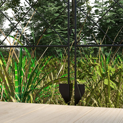 7 Pack Garden Fencing, Decorative Fence Panels, Animal Barrier, Flower Edging, Black Garden Fences at Gallery Canada