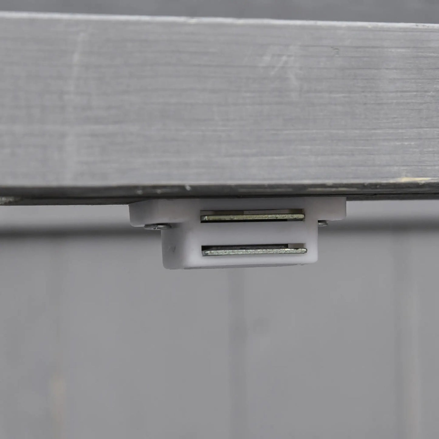 Wooden Garden Tool Shed, Hinged Roof, 2-Tier Shelves, Double Doors, 74x43x88cm, Dark Grey Sheds at Gallery Canada