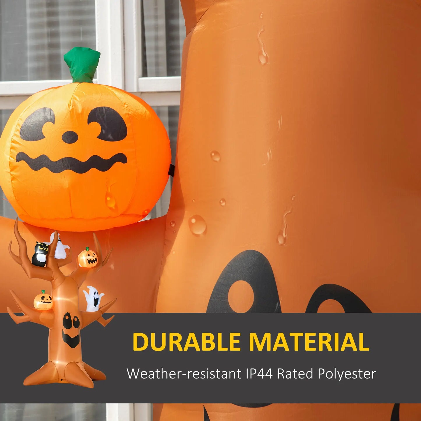 9ft Inflatable Halloween Haunted Tree, Pumpkins, Ghosts, Cat, LED Yard Display Halloween Decorations at Gallery Canada