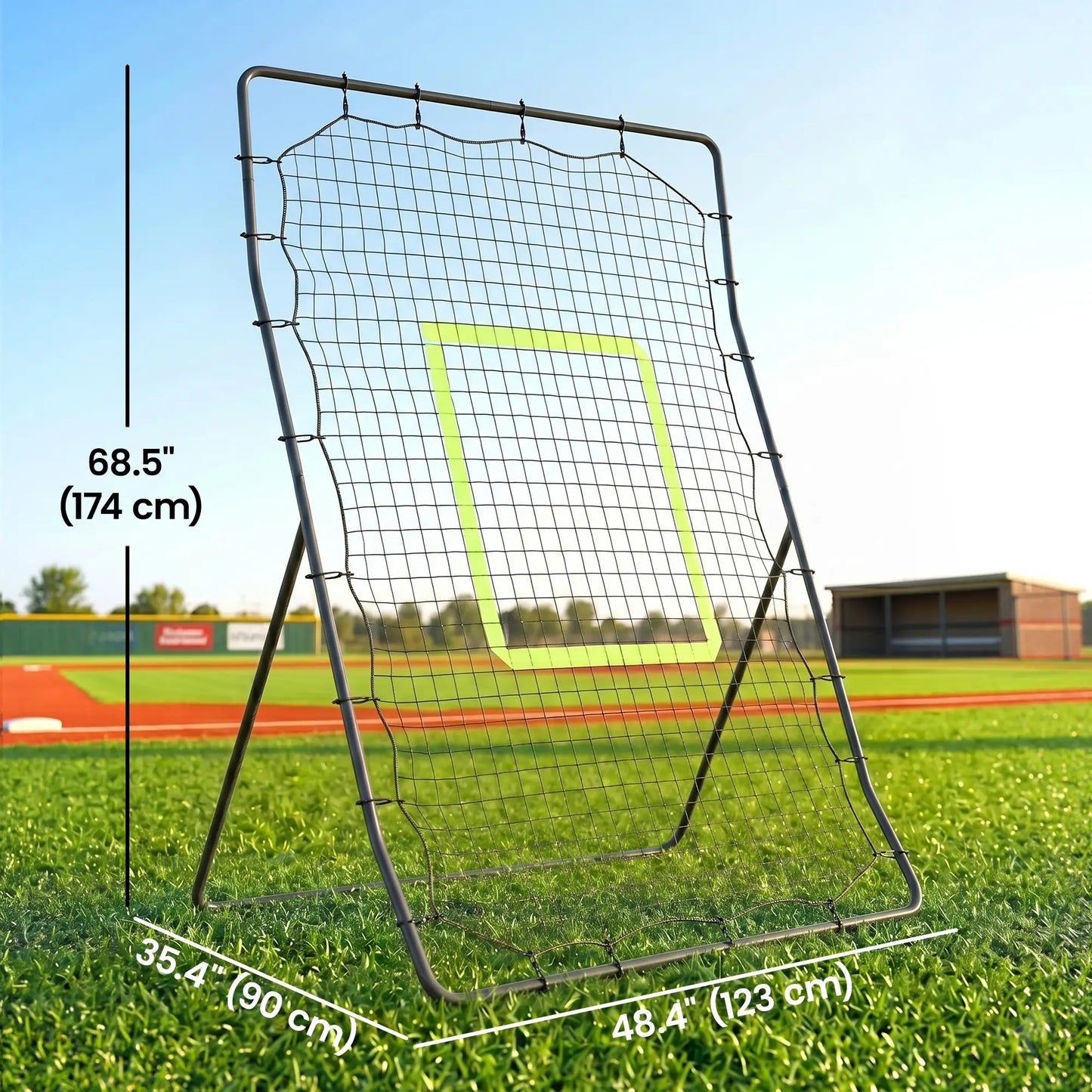 4x5.7ft Volleyball Rebounder Net, Baseball Lacrosse Training Net Baseball at Gallery Canada