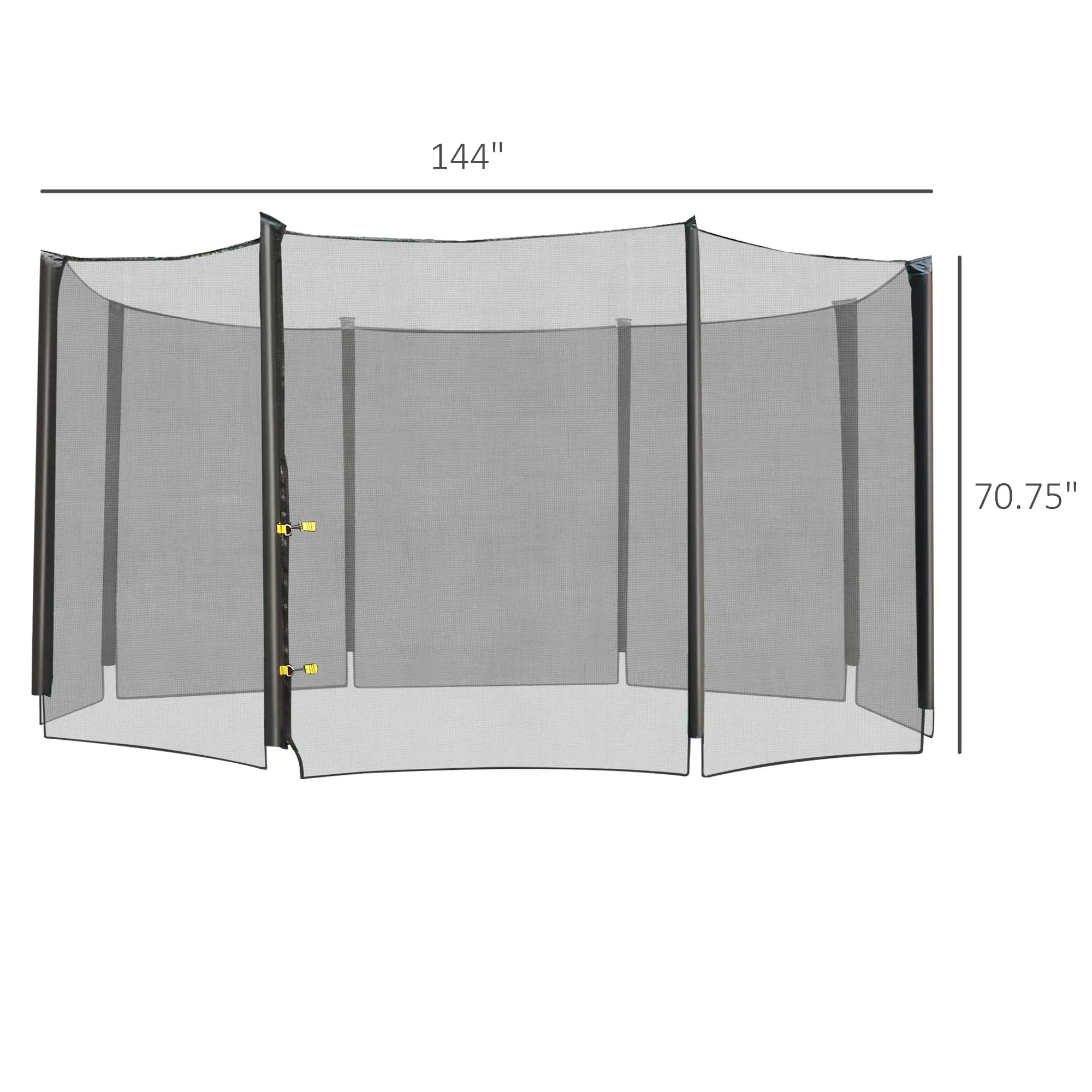 12' Round Trampoline Enclosure, Safety Net Fence Replacement Trampolines at Gallery Canada