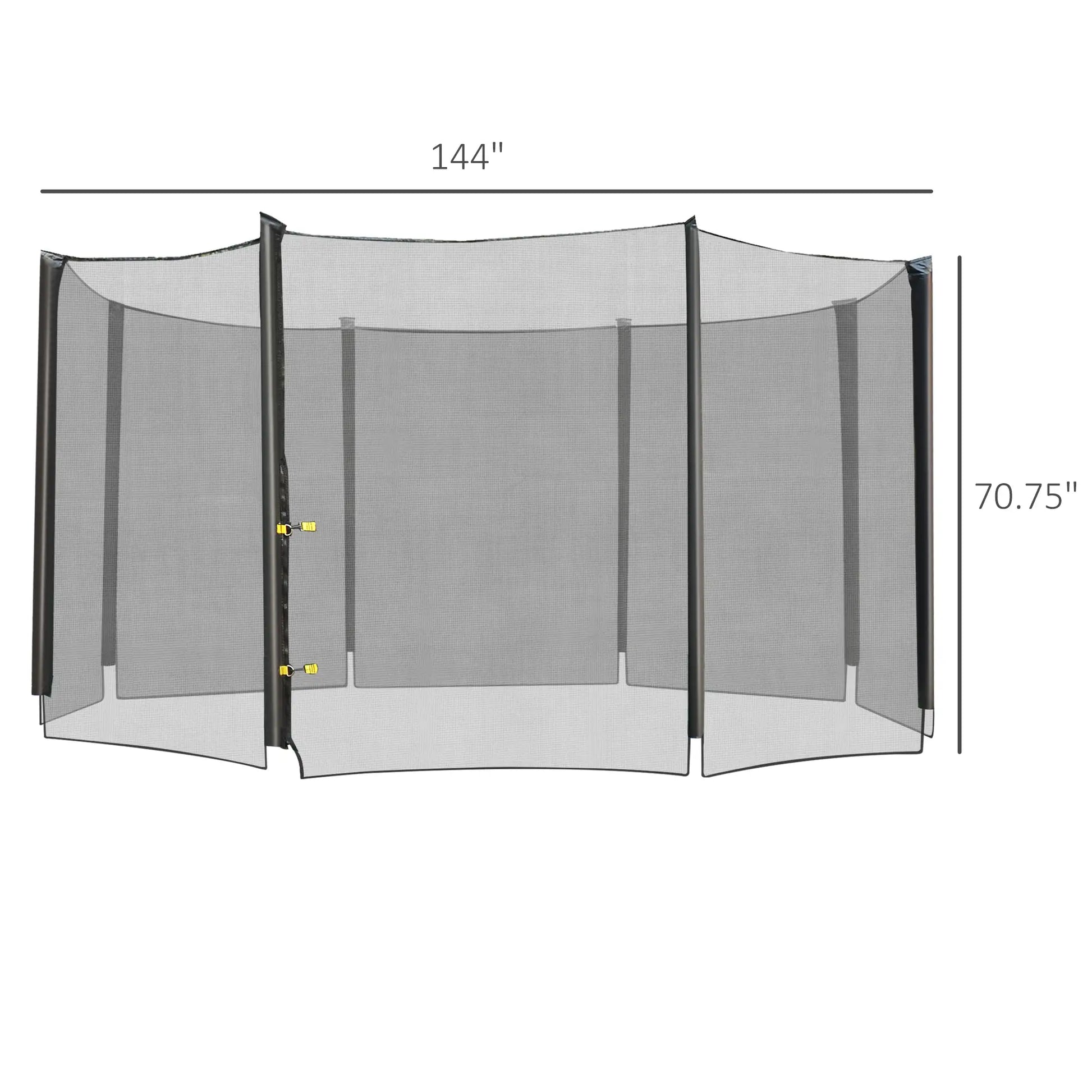 12' Round Trampoline Enclosure, Safety Net Fence Replacement Trampolines at Gallery Canada