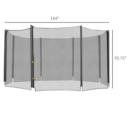 12' Round Trampoline Enclosure, Safety Net Fence Replacement Trampolines at Gallery Canada