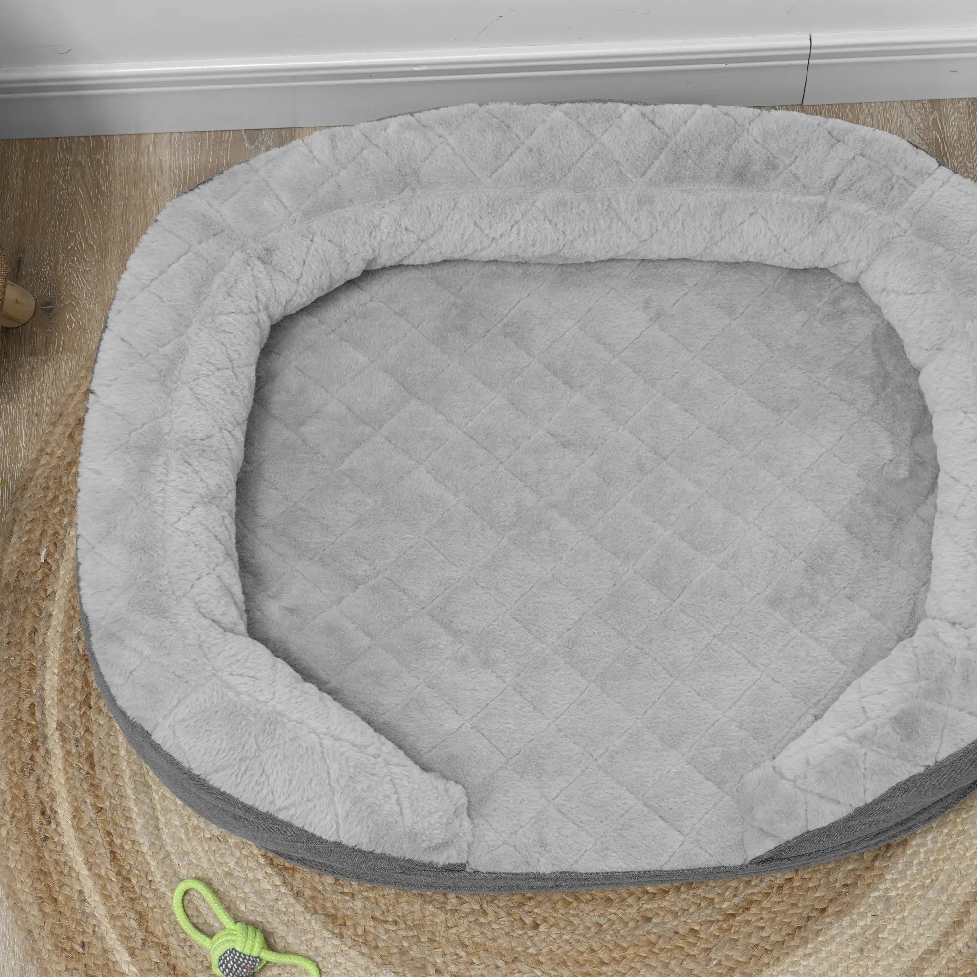 Pet Sofa Bed for Large Dogs, Removable Washable Cover, Anti-Slip Pads, Grey Dog Sofas at Gallery Canada