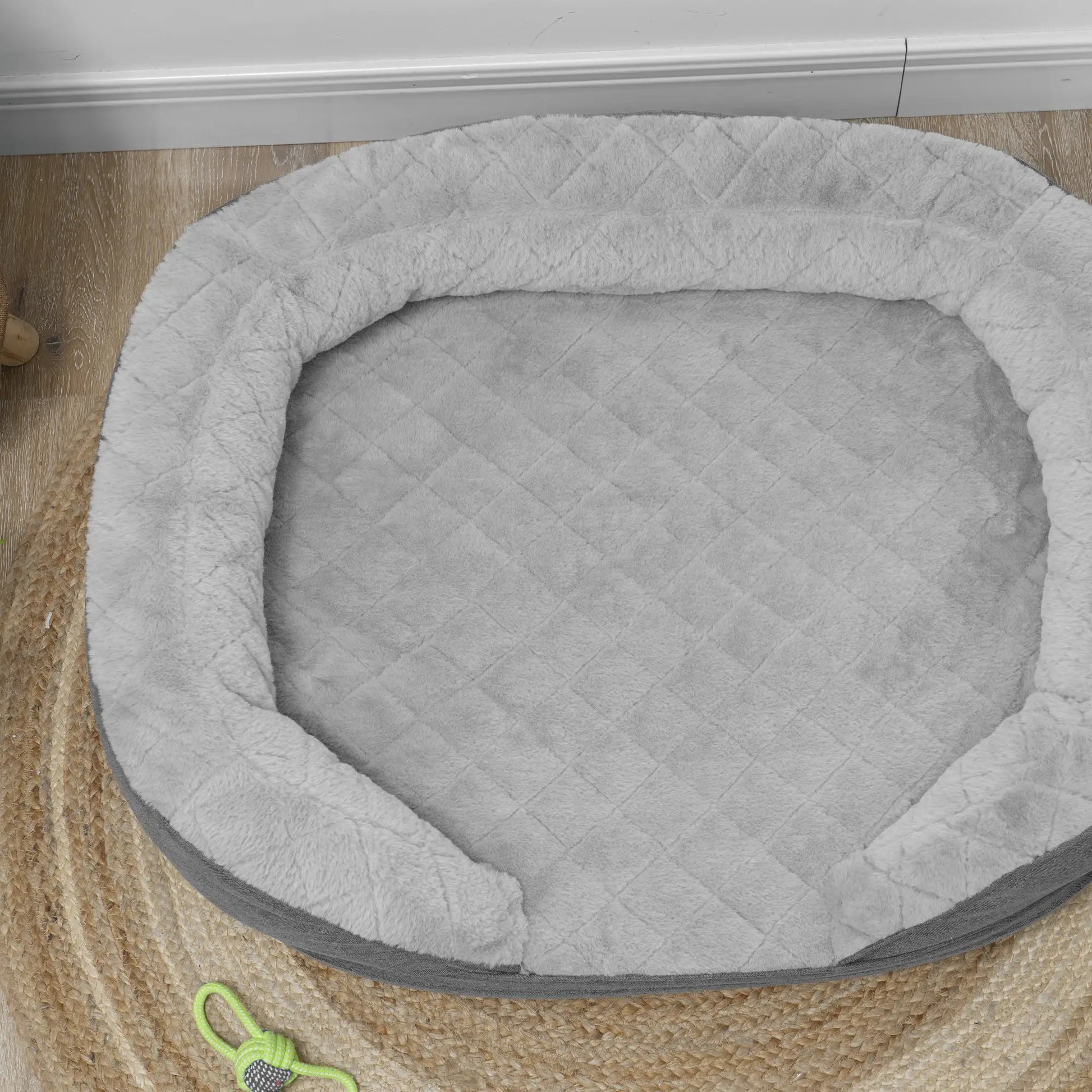 Pet Sofa Bed for Large Dogs, Removable Washable Cover, Anti-Slip Pads, Grey Dog Sofas at Gallery Canada