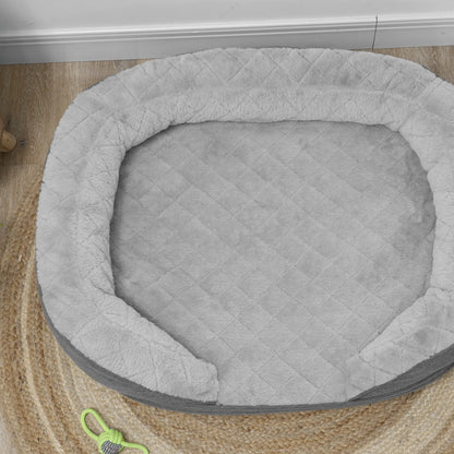 Pet Sofa Bed for Large Dogs, Removable Washable Cover, Anti-Slip Pads, Grey Dog Sofas at Gallery Canada