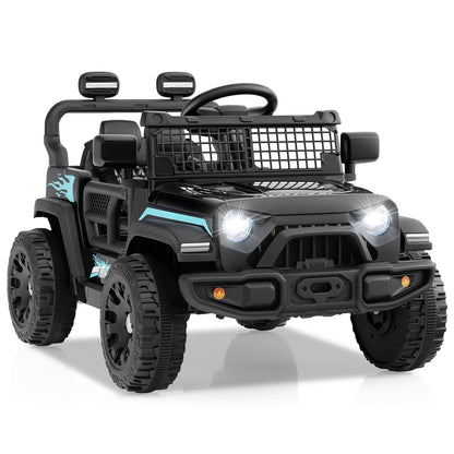 12V Kids Ride On Truck, Battery Powered Electric Vehicle, Black Powered Ride On Toys at Gallery Canada