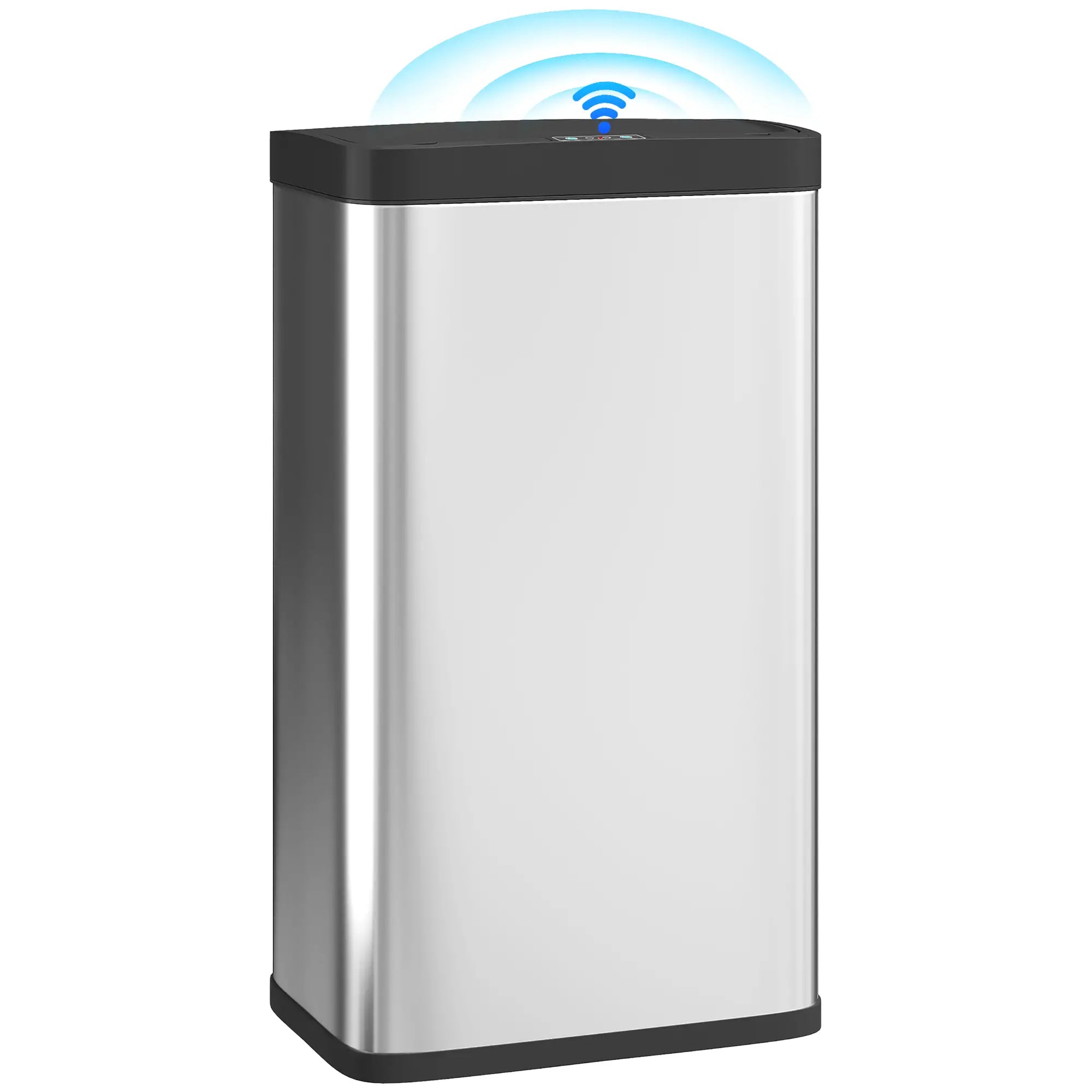 12 Gallon Sensor Can, Automatic Garbage Can, Stainless Steel, Silver Household Supplies at Gallery Canada