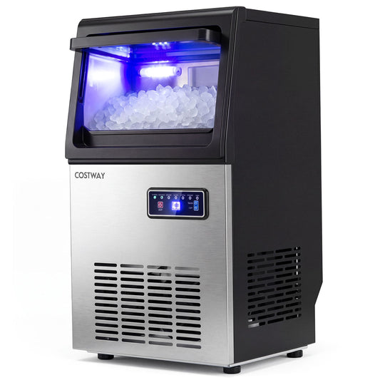 Commercial Nugget Ice Maker, 90 LBS/24H, Self-Cleaning Ice Makers Options at Gallery Canada