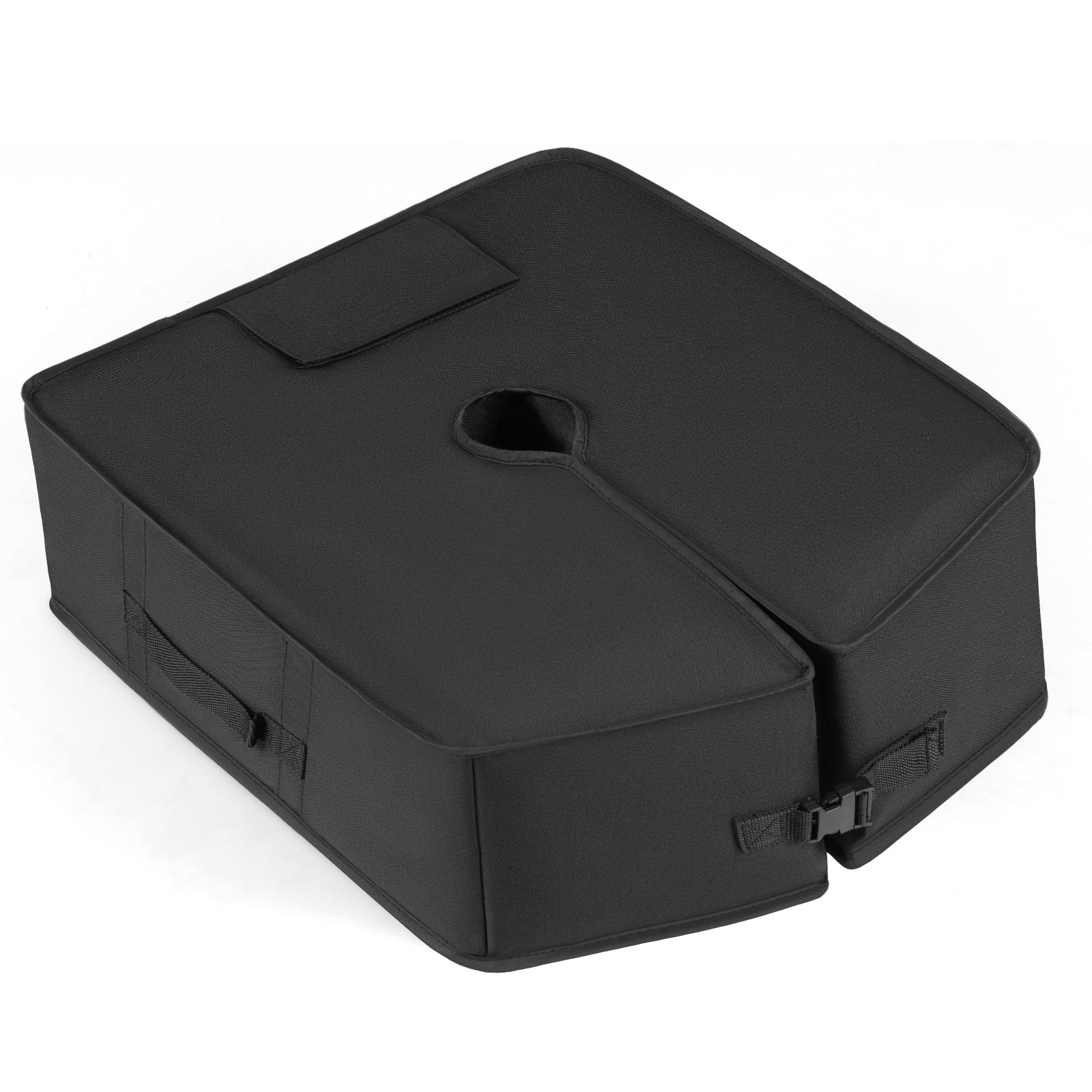 90 Lbs Sand-Fillable Umbrella Base, Black Outdoor Umbrella Bases Black at Gallery Canada