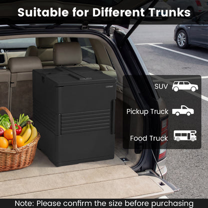 91 Qt Insulated Food Pan Carrier with Door Shafts, Black Kitchen Appliances at Gallery Canada