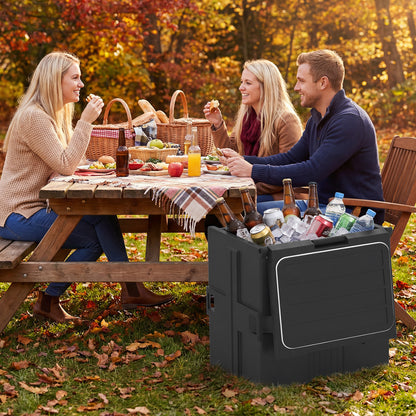 91 Qt Insulated Food Pan Carrier with Door Shafts, Black Kitchen Appliances at Gallery Canada