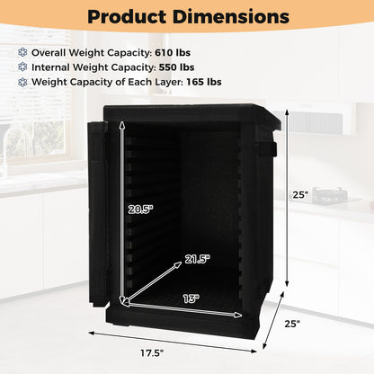 91 Qt Insulated Food Pan Carrier, Safety Buckles Coolers at Gallery Canada