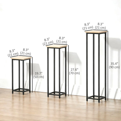 3 Pack Metal Plant Stand, Indoor Outdoor Rack, Decorative Flower Holder Plant Stands at Gallery Canada