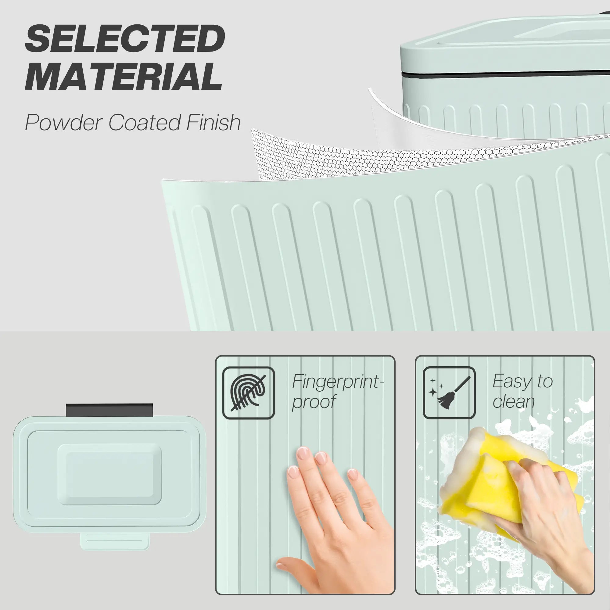2 x 5.3 Gallon Trash Can, Soft Close Lid, Removable Inner Buckets Household Supplies at Gallery Canada
