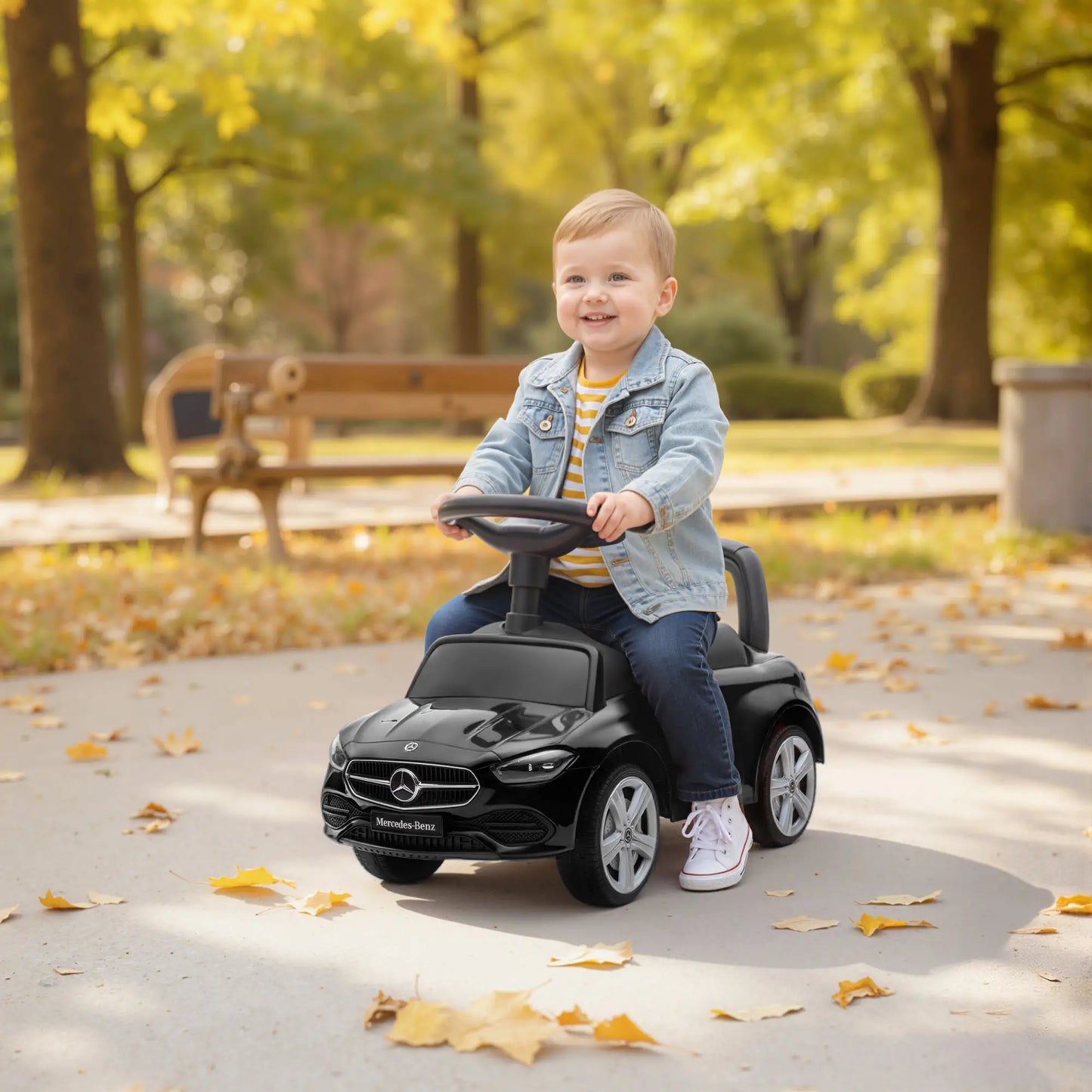Mercedes-Benz C-Class Kids Ride On Car, 18-36 M, Black