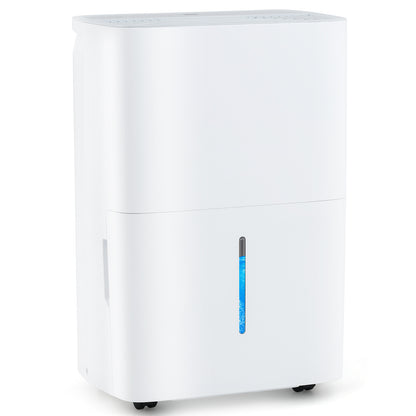 94.5 Pints Dehumidifier, With 24H Timer And LED Display, White Dehumidifiers White at Gallery Canada