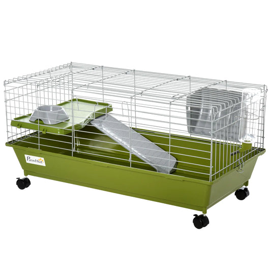 Small Animal Cage, Rolling Bunny Cage, Guinea Pig Cage, Green Houses & Habitats Green at Gallery Canada