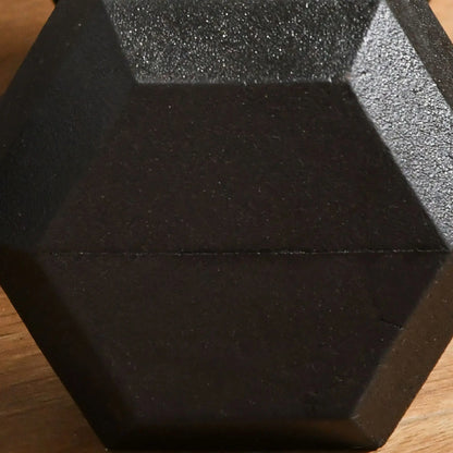 Rubber Dumbbells Weight Set, 24lbs Total, 12lbs Each, Black Dumbbells & Barbells at Gallery Canada