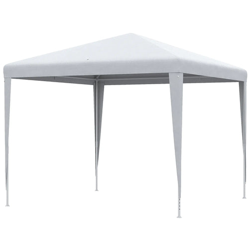 9' x 9' Portable Canopy Tent, Outdoor Gazebo, White