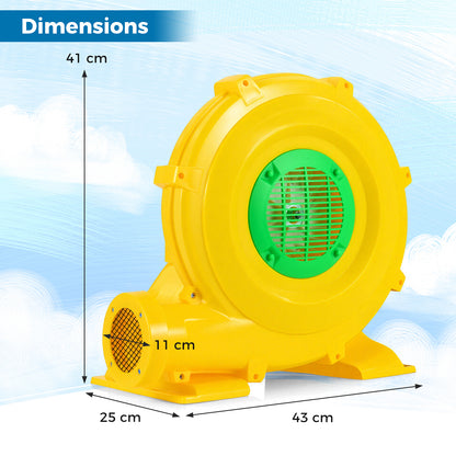 980W Bounce House Blower 1.31 HP Portable Air Pump Fan with Handle and Ground Stakes Air Blowers at Gallery Canada