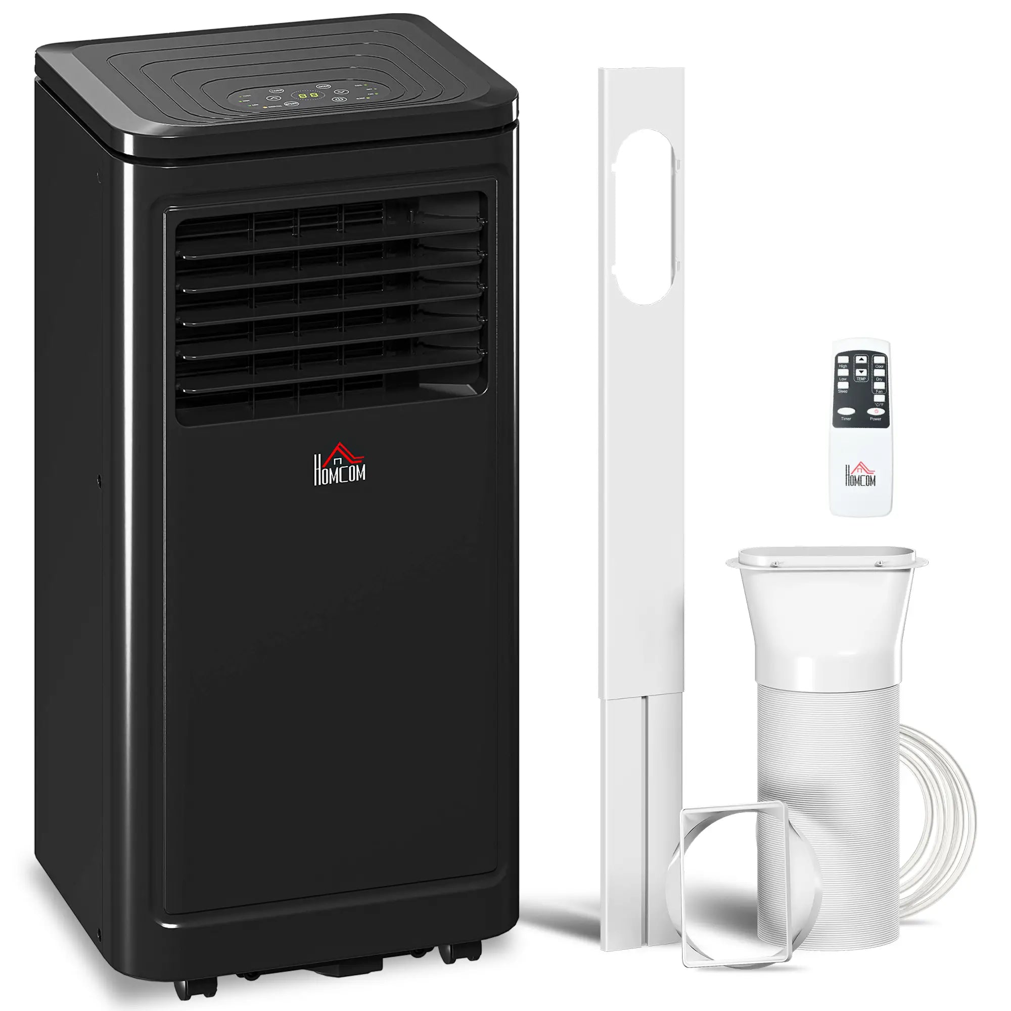 8000 BTU Portable AC, Dehumidifier, Remote, 24H Timer, Black Air Conditioner at Gallery Canada