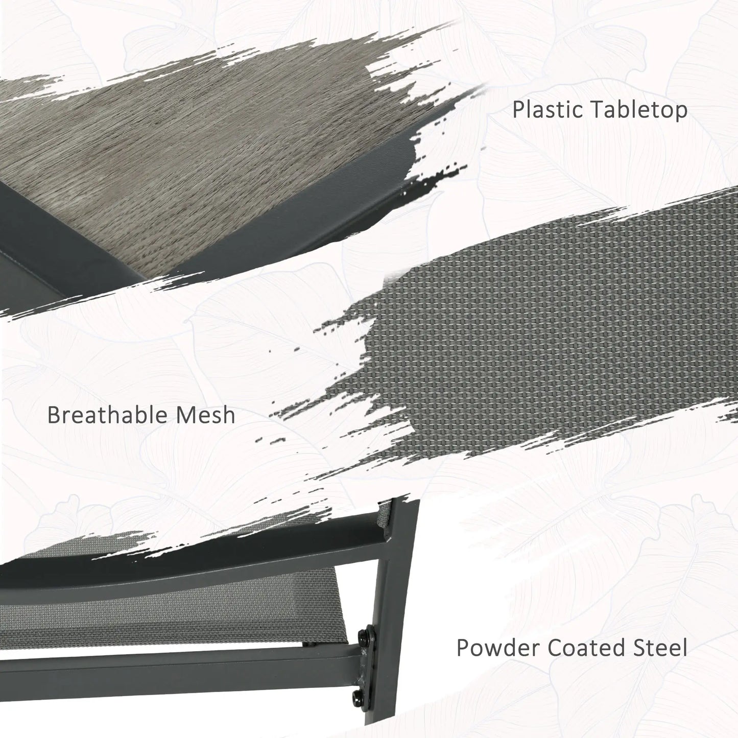 7-Piece Outdoor Dining Set, 6 Stackable Chairs, Plastic Top Table Outdoor Dining Sets at Gallery Canada